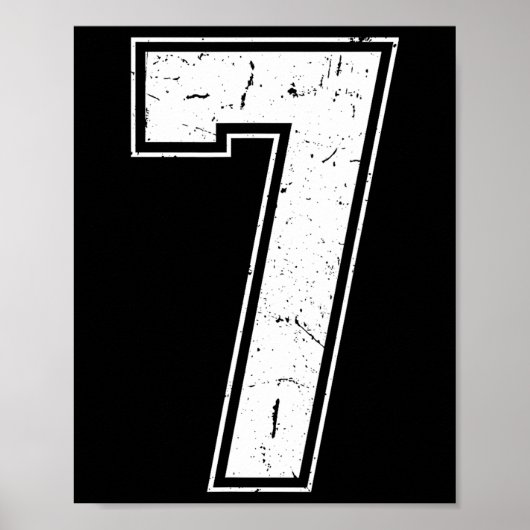 Nummer 7 Matching Kostuum 67 Meme Kostuum Nood Poster (Voorkant)