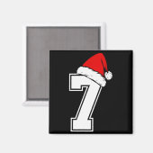 Nummer 7 Overeenkomen Zes Zeven 6 7 Meme 6 7 Kerst Magneet (Voorkant / Achterkant)