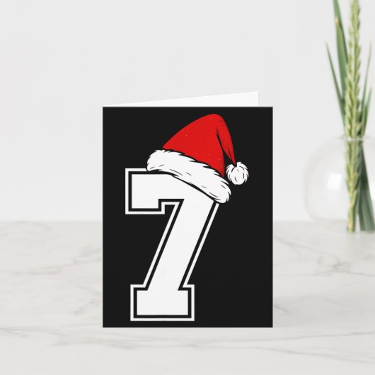 Nummer 7 Overeenkomend met Zes Zeven 6 7 Meme 6 7  Kaart (Voorkant)