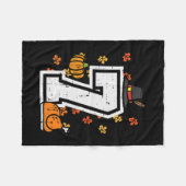 Nummer 7 Thanksgiving 6 7 Matching 67 Meme Mannen Fleece Deken (Voorkant (Horizontaal))