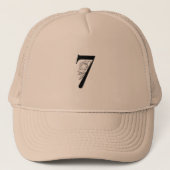 Nummer 7 trucker pet (Voorkant)