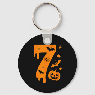 Nummer 7 Zes Zeven 6 7 Meme Grappig Ontwerp Koppel Sleutelhanger