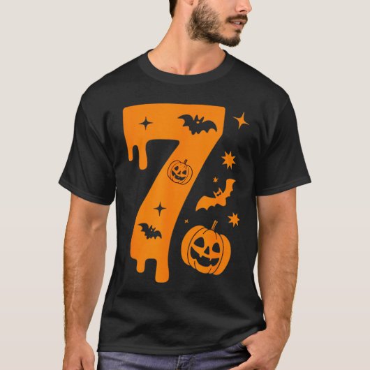 Nummer 7 Zes Zeven 6 7 Meme Grappig Ontwerp Koppel T-shirt (Voorkant)