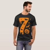 Nummer 7 Zes Zeven 6 7 Meme Grappig Ontwerp Koppel T-shirt (Voorkant volledig)