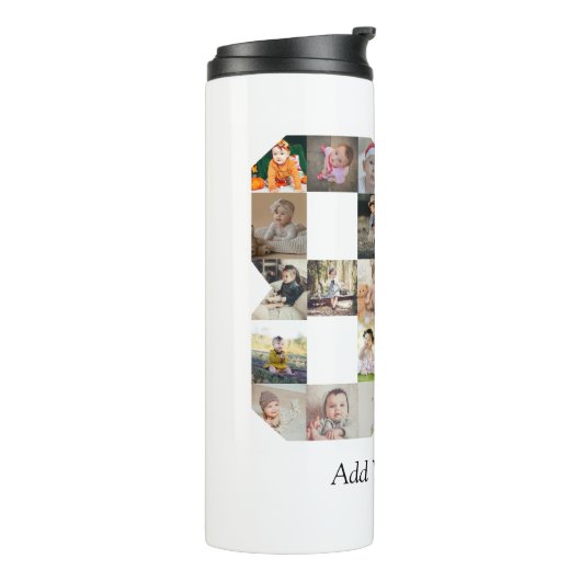 Nummer 80 Fotocollage Thermosbeker (Gedraaid links)