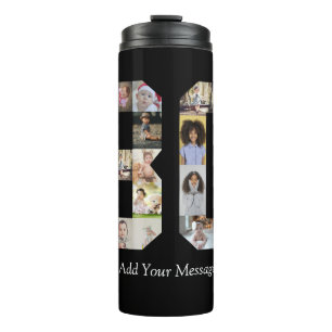 Nummer 80 Fotocollage Thermosbeker