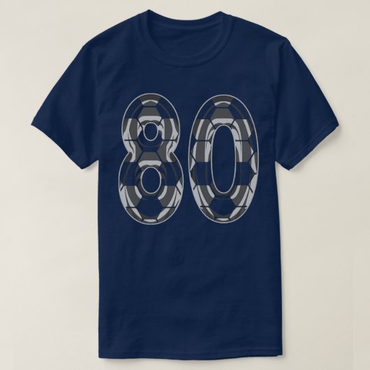 Nummer 80 Jersey 80 Moeder Speler Fan 1 T-shirt (Design voorkant)