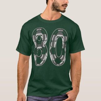 Nummer 80 Jersey 80 Moeder Speler Fan T-shirt