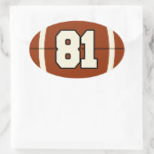 Nummer 81 Football Sticker (Tas)