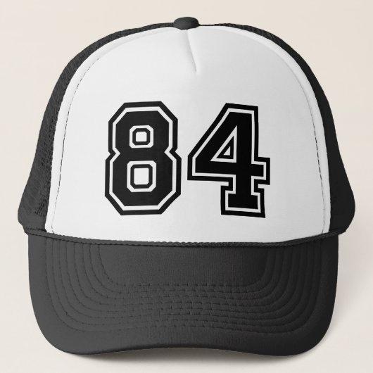 Nummer 84 Classic Trucker Pet (Voorkant)
