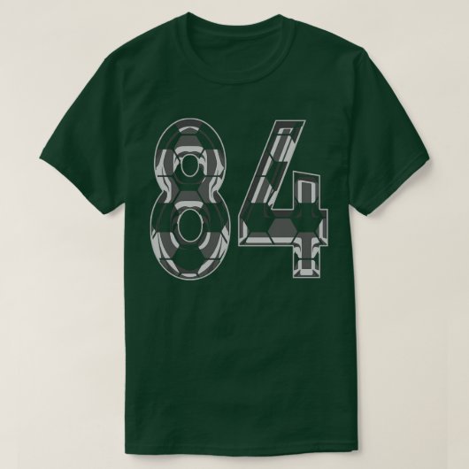 Nummer 84 Jersey 84 Moeder Speler Fan T-shirt (Design voorkant)