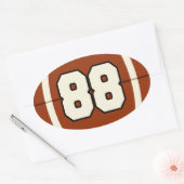 Nummer 88 Football Sticker (Envelop)