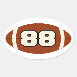 Nummer 88 Football Sticker