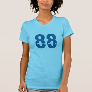 nummer 88 het ontwerp van de T-shirt