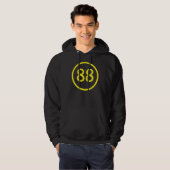 Nummer 88, in een cirkel hoodie (Voorkant volledig)