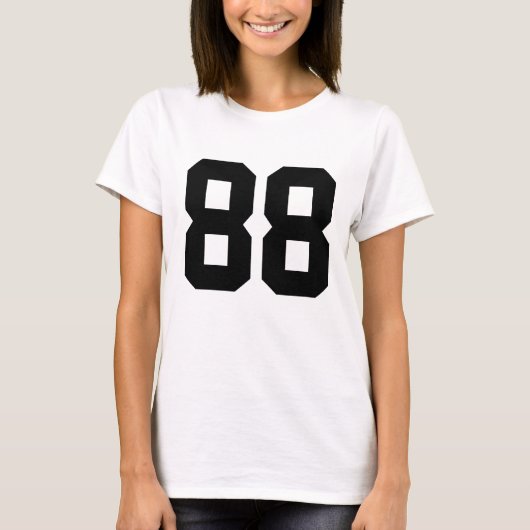 Nummer 88 t shirt ontwerp (Voorkant)