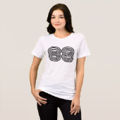 Nummer 88 tshirt ontwerp wijzigingsnummer (Voorkant volledig)
