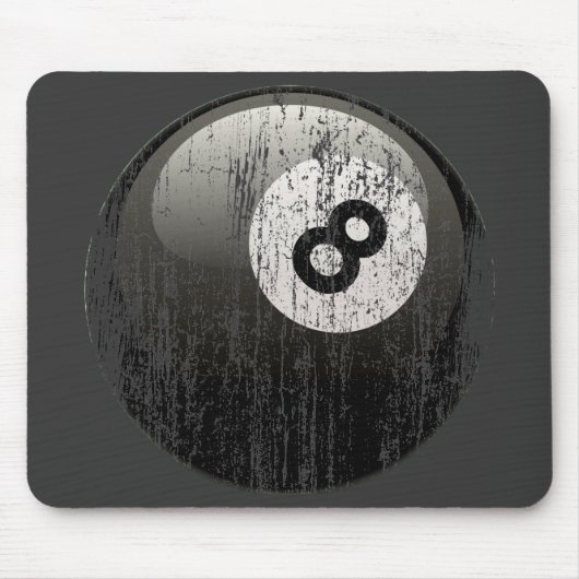NUMMER 8 BILLIARDS BALL - ERODED AND AGENTSCHAP MUISMAT (Voorkant)