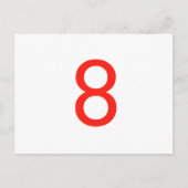 Nummer 8 briefkaart (Voorkant)
