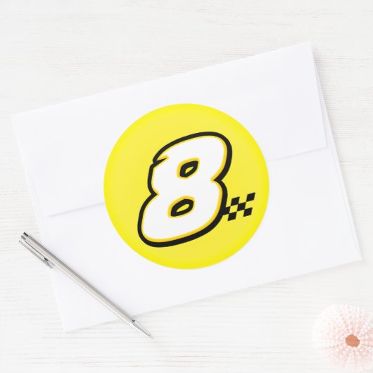 Nummer 8 - Sticker (Envelop)