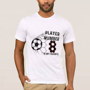 Nummer 8 Strikes: De keuze van de voetballiefhebbe T-shirt