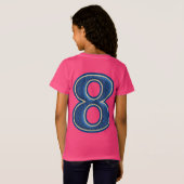 Nummer 8 t-shirt (Achterkant volledig)
