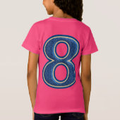 Nummer 8 t-shirt (Achterkant)