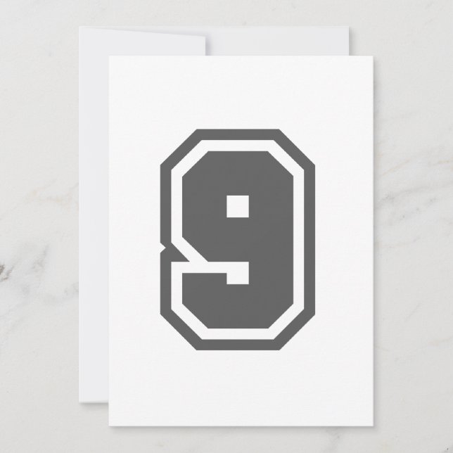 Nummer 9 (Voorkant)