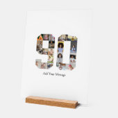 Nummer 90 Fotocollage Acryl Bord (Hoek)