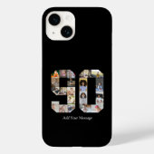 Nummer 90 Fotocollage Case-Mate iPhone Case (Achterkant)