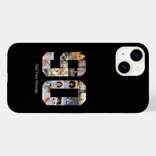 Nummer 90 Fotocollage Case-Mate iPhone Case (Achterkant (horizontaal))
