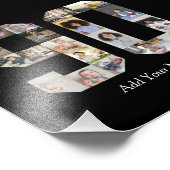 Nummer 90 Fotocollage Foto Afdruk (Hoek)