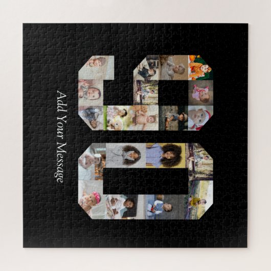 Nummer 90 Fotocollage Legpuzzel (Horizontaal)