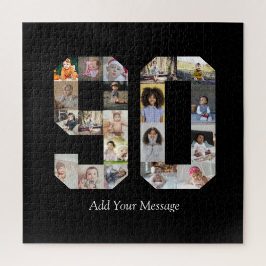 Nummer 90 Fotocollage Legpuzzel (Verticaal)