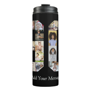 Nummer 90 Fotocollage Thermosbeker