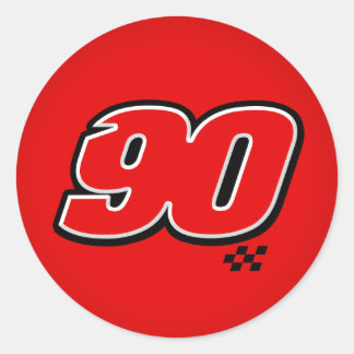Nummer 90 - Sticker