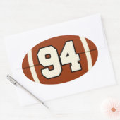 Nummer 94 Football Sticker (Envelop)