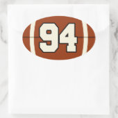 Nummer 94 Football Sticker (Tas)