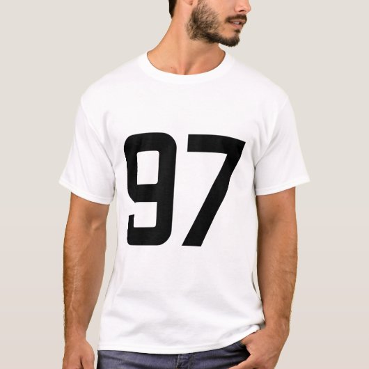 NUMMER 97 T-SHIRT (Voorkant)