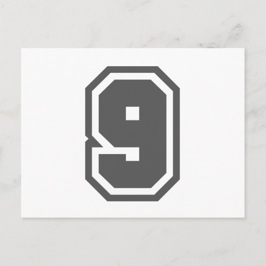 Nummer 9 briefkaart (Voorkant)