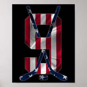 Nummer 9 Jaar IJshockey 9e Verjaardag (2) Poster