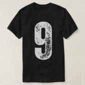 Nummer 9 T-shirt (Design voorkant)