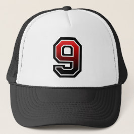 Nummer 9 trucker pet