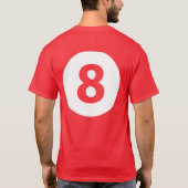 Nummer acht t-shirt (Achterkant)