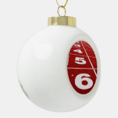 Nummer bij uitvoering keramische bal ornament (Links)