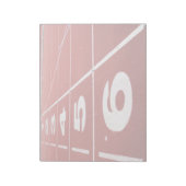 Nummer bij uitvoering notitieblok (Linkerzijde)