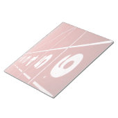 Nummer bij uitvoering notitieblok (Schuin)