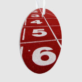 Nummer bij uitvoering ornament (voorkant)