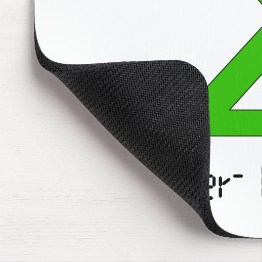 Nummer Cruncher Mousepad Muismat (Hoek)