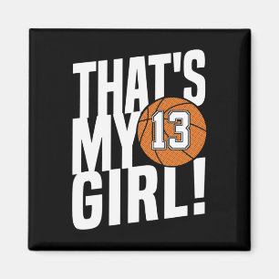 Nummer dertien Dat is mijn meisje #13 Bysketbyll M Magneet
